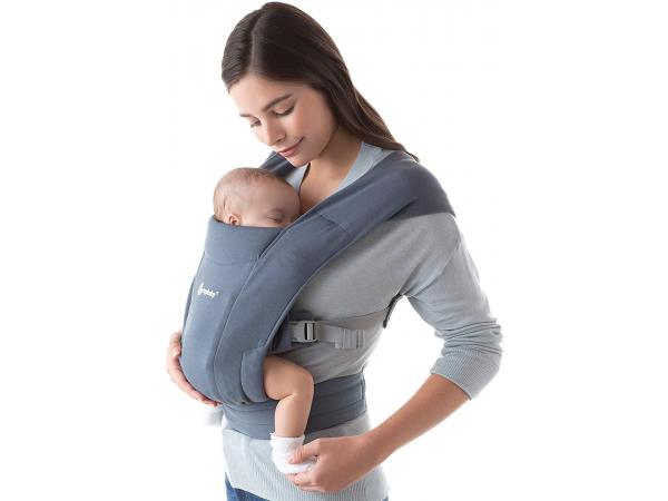 Porte-bébé embrace bleu gris
