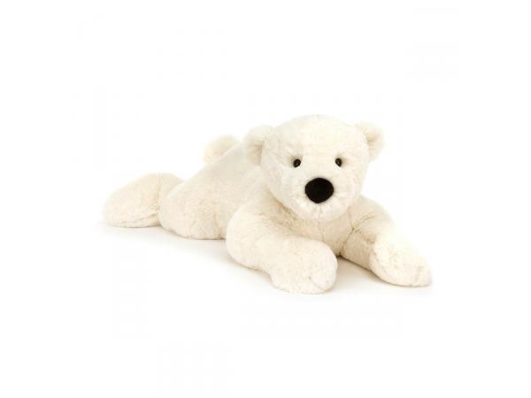 Perry polar bear lying - 68 cm