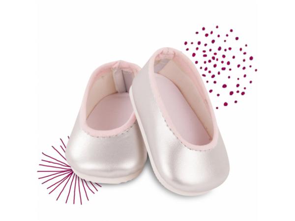 Sandales argent/rose, taille 42-50cm