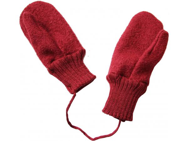 Walk-handschuhe boiled wool gloves - bordeaux - t1