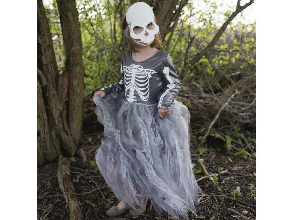 Robe squelette avec masque, taille eu 104-116 - ages 4-6 years