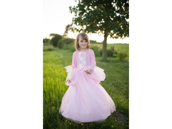 Princesse rose et argent, robe et cape, taille eu 104-116 - 4-7 ans *edition limitée*