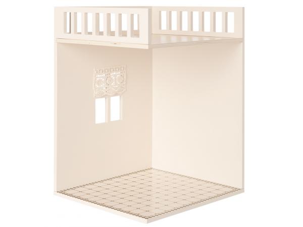 Pièce de maison miniature - salle de bain - hauteur : 30 cm
