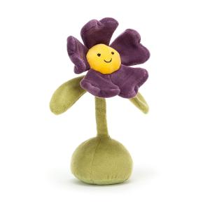 Jellycat - FLO6P - Peluche Flowerlette Pansy  - L: 7 cm x l : 7 cm x H: 21 cm (455756)