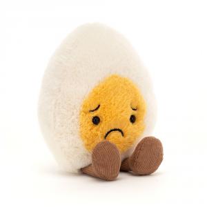 Jellycat - BE6SOR - Boiled Egg Sorry - l = 8 cm x H =14 cm (455834)