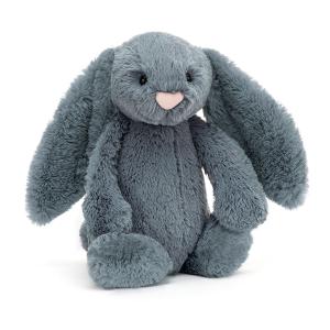 Peluche Bashful Dusky Blue Bunny Medium - l : 12 cm x H: 31 cm - Jellycat - BAS3DUSKB