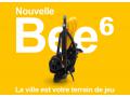 Poussette trio Bugaboo Bee 6 noir jaune citron, coque Turtle Air - Bugaboo - BU356