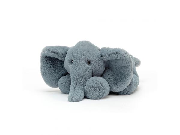 Peluche elephant huggady - l = 12 x h = 22 cm