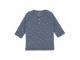 T-Shirt manches longues GOTS Triangle bleu, 86/92, 12-24 mois