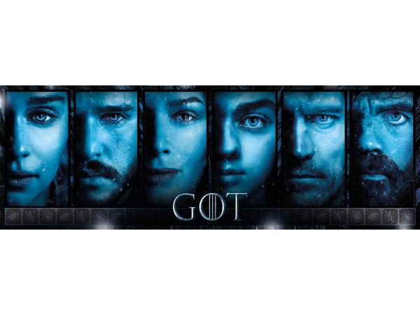 Puzzle game of thrones - panorama 1000 pièces