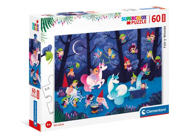 Puzzle 60 pièces maxi - fairy woods