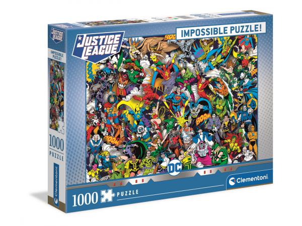 Puzzle impossible puzzle 1000 pièces - dc comics