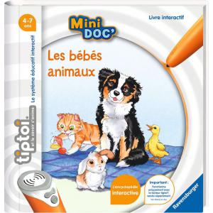 Ravensburger - 00072 - Jeu éducatif tiptoi® - Mini Doc' - Les bébés animaux (461180)