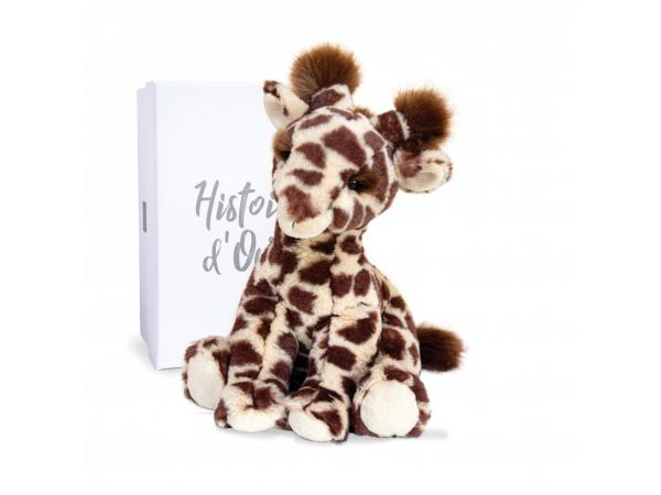 Lisi la girafe petit modèle - naturelle 30 cm en boîte carton