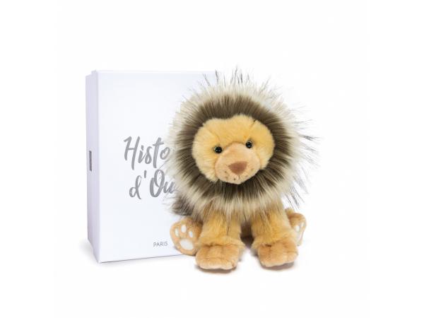 Kenya le lion petit modèle 25 cm en boîte carton