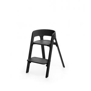 Chaise STEPS hêtre noir-noir - Stokke - 349706