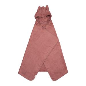 Hooded Junior Towel - Bunny - Clay - Fabelab - 2006238081