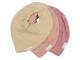 Set de 3 bavoirs bandana en coton rose pastel