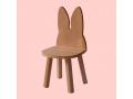 Chaise lapin bois hêtre naturel - Boogy Woody - RACHWO