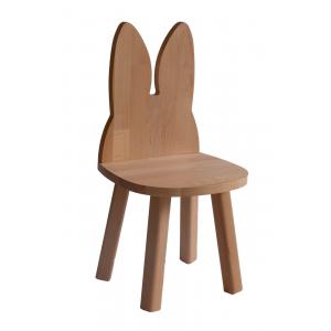 Chaise lapin bois hêtre naturel - Boogy Woody - RACHWO