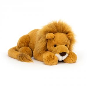Peluche Louie Lion Huge - L: 23 cm x l : 55 cm x H: 23 cm - Jellycat - LOU1H