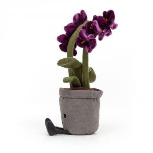 Jellycat - A2OR - Peluche Amuseable orchidée violette (471692)