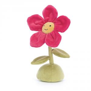 Jellycat - FLO6WR - Peluche Flowerlette Wild Rose  - l : 7 cm x H: 21 cm (473594)