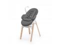 Ensemble chaise Steps naturel et siège bébé Deep grey - Stokke - BU482