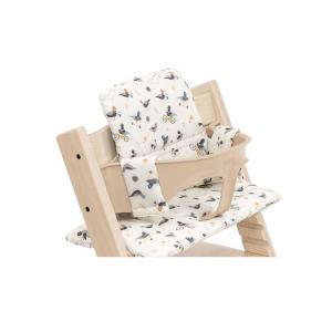 Coussin chaise Tripp trapp Posh Bird cream - Stokke - 100375