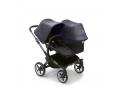Poussette Bugaboo Donkey 5 DUO base Graphite-Midnight black capotes Stormy Blue - Bugaboo - 