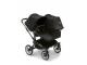 Poussette Bugaboo Donkey 5 DUO base Graphite-Midnight black capotes Midnight Black