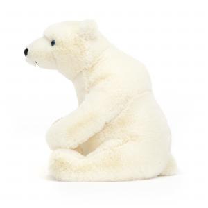 Elwin Polar Bear Small - Dimensions : L : 12 cm x  l : 12 cm x  h : 21 cm - Jellycat - EL6PB