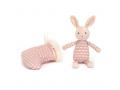Shimmer Stocking Bunny - Dimensions : l : 9 cm  x h : 20 cm - Jellycat - SHIM4SB