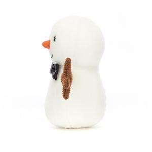 Festive Folly Snowman - Dimensions : L : 5 cm x  l : 10 cm x  h : 10 cm - Jellycat - FF3SM