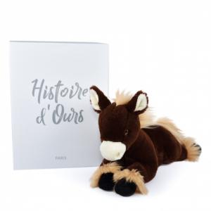 CHEVAL ALLONGE 35 cm - Alezan (marron) - Histoire d'ours - HO3148