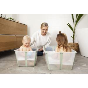 Baignoire pliante Flexi Bath® XL grande taille transparent vert (Transparent Green) - Stokke - 535904