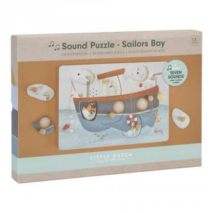Puzzle sonore en bois FSC - Sailors Bay - Little-dutch - LD4762