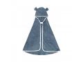 Hooded Baby Towel - Bear - Blue Sprice - Fabelab - 2006238515