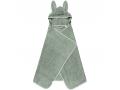 Hooded Junior Towel - Bunny - Eucalyptus - Fabelab - 2006238516