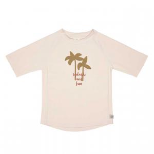 T-shirt anti-UV manches courtes Palmiers écru-olive, 07-12 mois - Lassig - 1431020528-12
