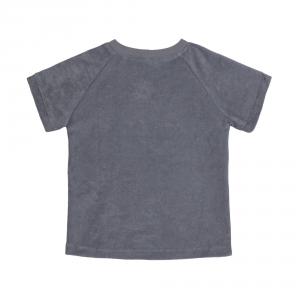 T-shirt manches courtes anthracite Eponge 7-12 mois - Lassig - 1531038236-80