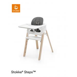 Coussin pour le Baby Set Herringbone Grey de la chaise Stokke® Steps™ - Stokke - 349920