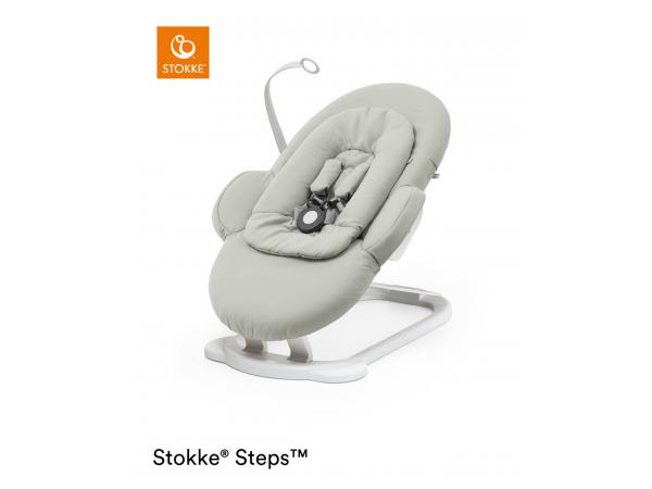 Transat stokke® steps™ soft sage / white chassis