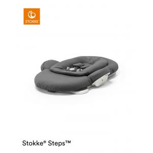 Transat Stokke® Steps™ Herringbone Grey / White Chassis - Stokke - 350114