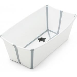 Ensemble baignoire Flexi Bath® blanc et transat de bain nouveau -né (White) - Stokke - 531501